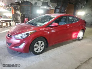 2016 Hyundai Elantra SE with VIN KMHDH4AE7GU606843, listed as a Copart auction lot 52169655 with 97,783 mi miles and Salvage Title. Bid and sale history available at carsss.com. Image 1.