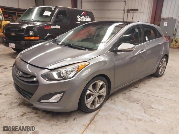 2013 Hyundai Elantra GT with VIN KMHD35LE7DU044309, listed as a IAAI auction lot 41988026 with 128,636 mi miles. Bid and sale history available at carsss.com. Image 2.