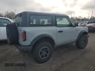 2021 Ford Bronco с VIN 1FMDE5CH2MLA68172, выставлен на аукционе Copart как лот 88787385 с пробегом Не указан миль и Списание • Salvage title. История ставок и продаж доступна на DreamBid. Изображение 3.