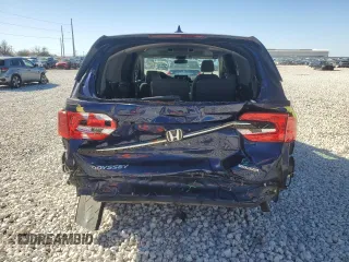 2022 Honda Odyssey Touring with VIN 5FNRL6H89NB044695, listed as a Copart auction lot 87219114 with 34,030 mi miles and Salvage Title. Bid and sale history available at DreamBid. Image 6.