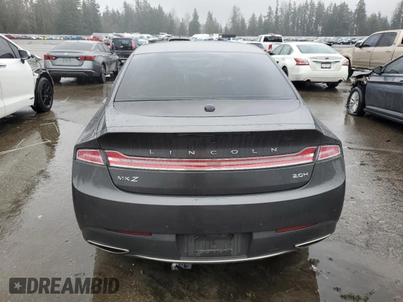 2017 Lincoln MKZ Hybrid Premiere with VIN 3LN6L5KU4HR644624, listed as a Copart auction lot 45926935 with 74,537 mi miles and Salvage Title. Bid and sale history available at carsss.com. Image 6.