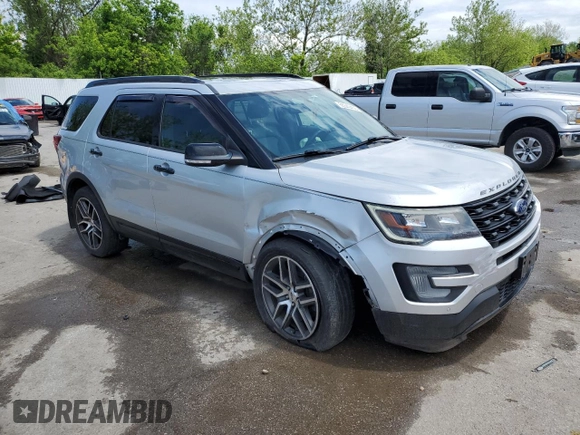 2017 Ford Explorer Sport с VIN 1FM5K8GT0HGC89507, выставлен на аукционе Copart как лот 55349455 с пробегом 86 373 миль миль и Списание • Salvage title. История ставок и продаж доступна на DreamBid. Изображение 4.
