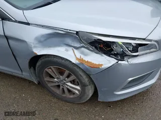 2017 Hyundai Sonata 2.4L with VIN 5NPE24AFXHH564988, listed as a IAAI auction lot 41927777 with 100,758 mi miles. Bid and sale history available at carsss.com. Image 6.