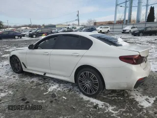 2020 BMW 5 Series 540i xDrive z VIN WBAJS3C00LCE47958, wystawiony jako Copart lot #85952394 z przebiegiem 51 849 mil mil oraz Szkoda całkowita • Salvage title. Historia ofert i sprzedaży dostępna na DreamBid. Obrazek 2.
