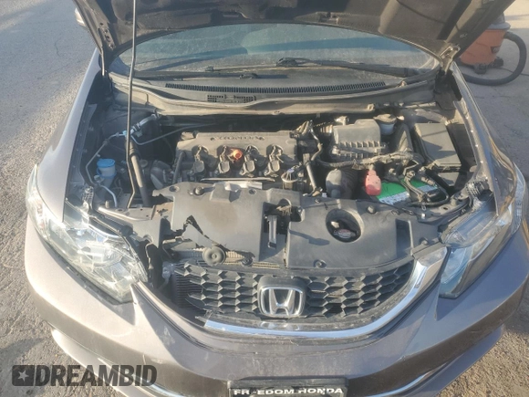 2014 Honda Civic Sedan LX with VIN 19XFB2F51EE010991, listed as a Copart auction lot 49179625 with 28,056 mi miles and Salvage Title. Bid and sale history available at carsss.com. Image 12.