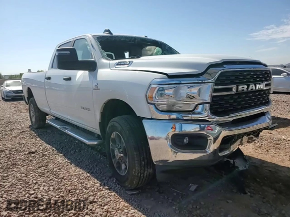 2023 Ram 2500 Big Horn with VIN 3C6UR5JL8PG544059, listed as a Copart auction lot 77711794 with 37,605 mi miles and Salvage title. Bid and sale history available at DreamBid. Image 11.