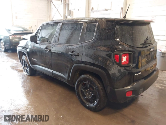 2019 Jeep Renegade Sport with VIN ZACNJBAB7KPK88737, listed as a IAAI auction lot 42347321 with 98,597 mi miles and . Bid and sale history available at DreamBid. Image 3.