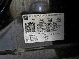 2024 GMC Terrain SLE with VIN 3GKALMEG6RL149672, listed as a Copart auction lot 50429155 with 39,358 mi miles and Salvage Title. Bid and sale history available at carsss.com. Image 16.