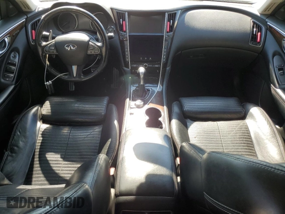 2014 Infiniti Q50 Sport with VIN JN1BV7AR3EM695576, listed as a Copart auction lot 56247165 with 151,825 mi miles and Salvage title. Bid and sale history available at DreamBid. Image 8.