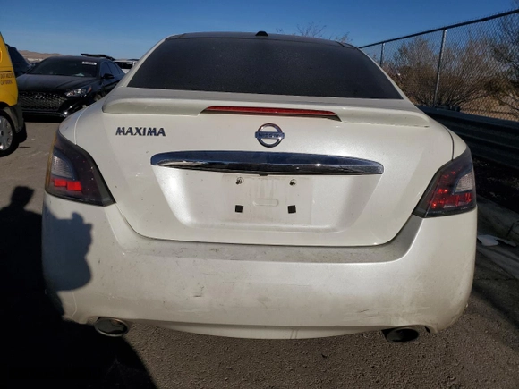 2014 Nissan Maxima 3.5 S with VIN 1N4AA5AP6EC477215, listed as a Copart auction lot 87491974 with 121,675 mi miles and Salvage Title. Bid and sale history available at carsss.com. Image 6.