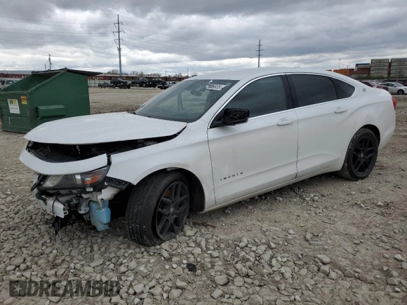 2016 Chevrolet Impala LS with VIN 2G11X5SA6G9184856, listed as a Copart auction lot 52106935 with 172,081 mi miles and Salvage title. Bid and sale history available at DreamBid. Image 1.