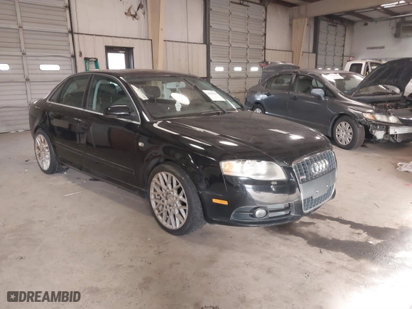 2008 Audi A4 2.0T with VIN WAUDF78E98A042940, listed as a IAAI auction lot 41400424 with 151,554 mi miles. Bid and sale history available at carsss.com. Image 1.