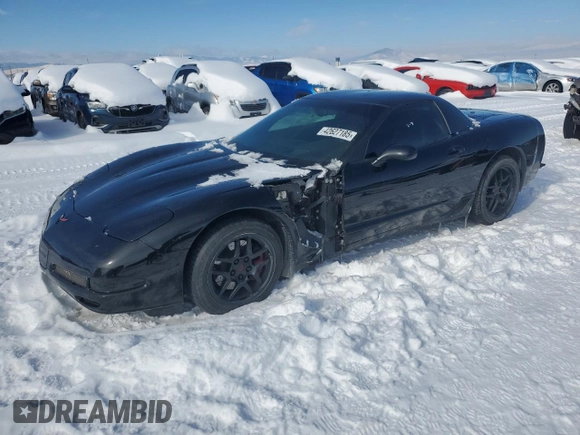 2002 Chevrolet Corvette Z06 with VIN 1G1YY12S625102143, listed as a Copart auction lot 42627185 with Not provided miles and Clean title. Bid and sale history available at DreamBid. Image 1.