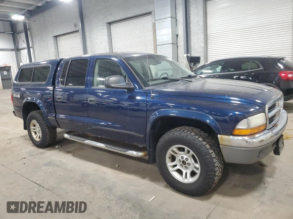 2004 Dodge Dakota SLT with VIN 1D7HG48N74S729943, listed as a Copart auction lot 55518285 with 179,191 mi miles and Clean Title. Bid and sale history available at carsss.com. Image 4.
