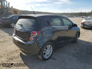 2014 Chevrolet Sonic LT with VIN 1G1JC6SH0E4197293, listed as a Copart auction lot 46496315 with 17,199 mi miles and Salvage Title. Bid and sale history available at carsss.com. Image 3.