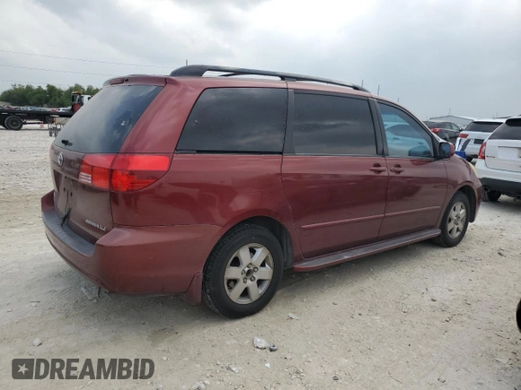 2004 Toyota Sienna XLE with VIN 5TDZA22C04S116499, listed as a Copart auction lot 51080305 with 233,589 mi miles and Clean Title. Bid and sale history available at DreamBid. Image 3.