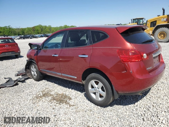 2013 Nissan Rogue S with VIN JN8AS5MT0DW038674, listed as a Copart auction lot 52739025 with 127,782 mi miles and Salvage Title. Bid and sale history available at carsss.com. Image 2.