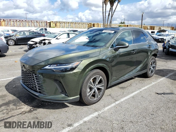 2024 Lexus RX 350 z VIN 2T2BAMCA7RC070952, wystawiony jako Copart lot #43668345 z przebiegiem 11 200 mil mil oraz Szkoda całkowita • Salvage title. Historia ofert i sprzedaży dostępna na DreamBid. Obrazek 1.