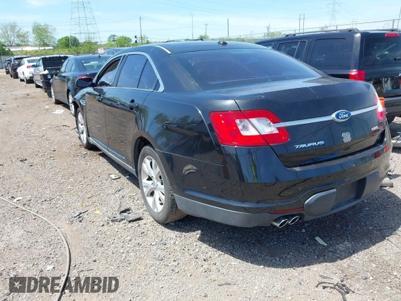 2011 Ford Taurus SEL with VIN 1FAHP2EW6BG127102, listed as a IAAI auction lot 42131123 with 168,965 mi miles. Bid and sale history available at carsss.com. Image 3.