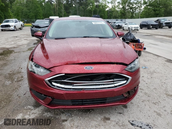 2017 Ford Fusion SE with VIN 3FA6P0HD4HR262327, listed as a Copart auction lot 50917175 with 92,969 mi miles and Salvage Title. Bid and sale history available at carsss.com. Image 5.