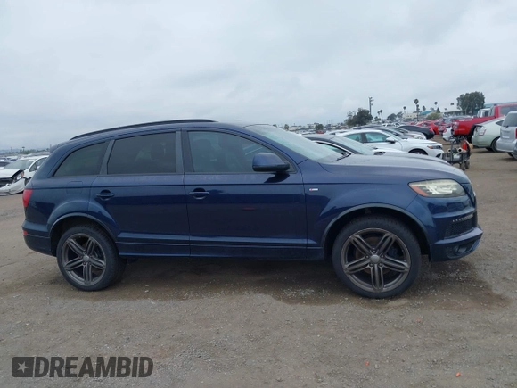 2013 Audi Q7 3.0L TDI Prestige with VIN WA1WMBFE2DD006596, listed as a IAAI auction lot 41879103 with 118,956 mi miles. Bid and sale history available at carsss.com. Image 13.