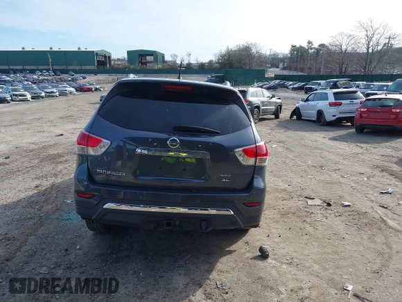 2014 Nissan Pathfinder Platinum with VIN 5N1AR2MM6EC604107, listed as a IAAI auction lot 41596835 with 110,125 mi miles and . Bid and sale history available at DreamBid. Image 16.