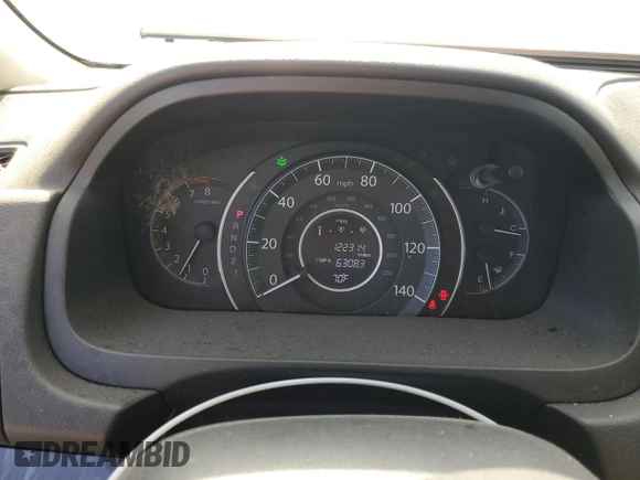 2012 Honda CR-V EX-L with VIN JHLRM3H70CC003243, listed as a Copart auction lot 48320445 with 122,314 mi miles and Salvage Title. Bid and sale history available at carsss.com. Image 9.