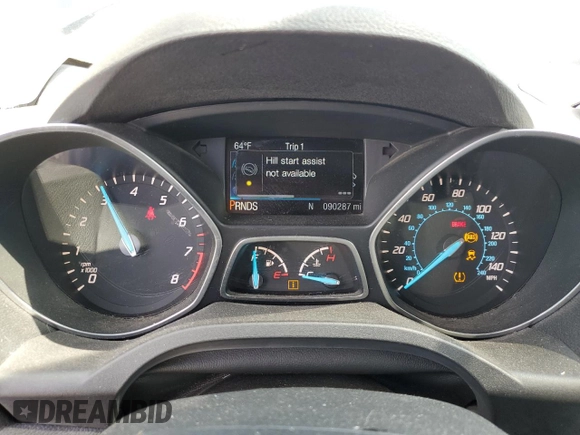 2015 Ford Escape SE with VIN 1FMCU0GX0FUC12849, listed as a Copart auction lot 54771305 with 90,287 mi miles and Salvage Title. Bid and sale history available at carsss.com. Image 9.