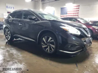 2015 Nissan Murano SL with VIN 5N1AZ2MHXFN276408, listed as a Copart auction lot 44534205 with 89,743 mi miles and Salvage Title. Bid and sale history available at carsss.com. Image 4.