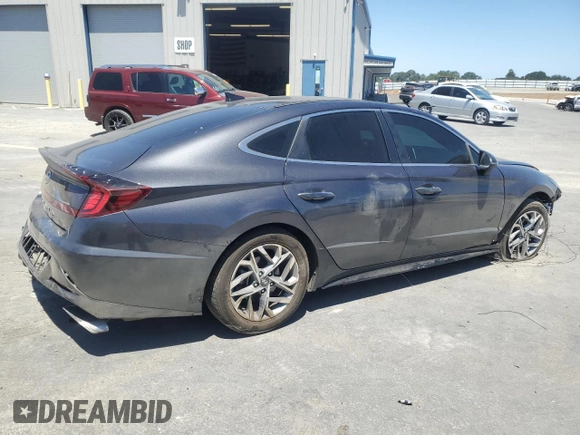 2020 Hyundai Sonata SEL z VIN 5NPEF4JA3LH039126, wystawiony jako Copart lot #58336125 z przebiegiem 57 370 mil mil oraz Szkoda całkowita • Salvage title. Historia ofert i sprzedaży dostępna na DreamBid. Obrazek 3.