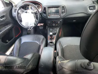 2020 Jeep Compass Trailhawk with VIN 3C4NJDDB0LT163356, listed as a Copart auction lot 46808025 with 103,395 mi miles and Salvage Title. Bid and sale history available at carsss.com. Image 8.