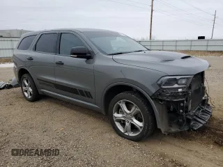 2021 Dodge Durango GT with VIN 1C4RDJDGXMC644263, listed as a Copart auction lot 85010174 with 111,889 mi miles and Salvage title. Bid and sale history available at DreamBid. Image 4.