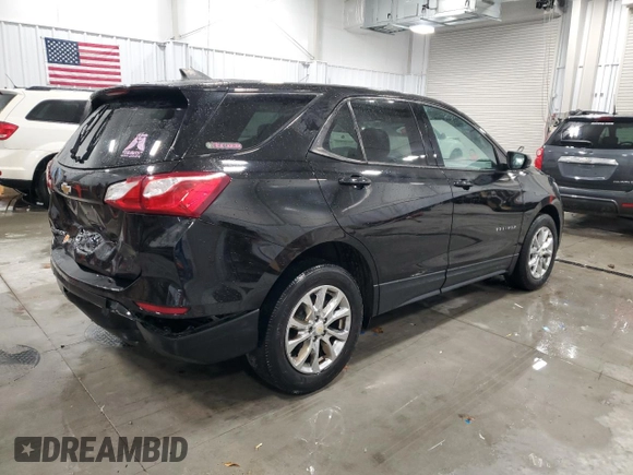 2019 Chevrolet Equinox LS with VIN 2GNAXHEV5K6192648, listed as a Copart auction lot 84066114 with 139,070 mi miles and Non Repairable. Bid and sale history available at carsss.com. Image 3.