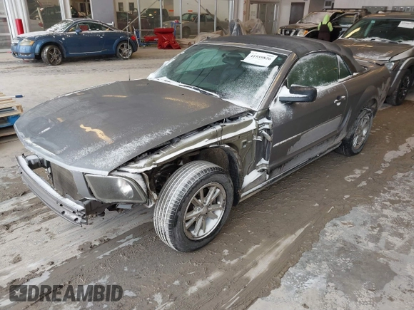 2007 Ford Mustang Deluxe with VIN 1ZVFT84N075276744, listed as a IAAI auction lot 41559826 with 145,129 mi miles and . Bid and sale history available at carsss.com. Image 2.