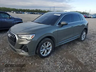2023 Audi Q3 S line Premium with VIN WA1DECF35P1094199, listed as a Copart auction lot 52099525 with 50,304 mi miles and Salvage title. Bid and sale history available at DreamBid. Image 1.