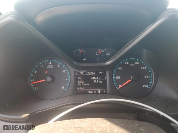 2018 Chevrolet Colorado 4WD Work Truck with VIN 1GCGTBEN3J1298027, listed as a Copart auction lot 74762494 with 75,083 mi miles and Salvage Title. Bid and sale history available at carsss.com. Image 9.