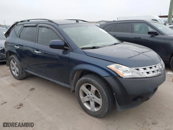 2005 Nissan Murano SL with VIN JN8AZ08T65W310932, listed as a IAAI auction lot 41516168 with 162,506 mi miles. Bid and sale history available at carsss.com. Image 1.