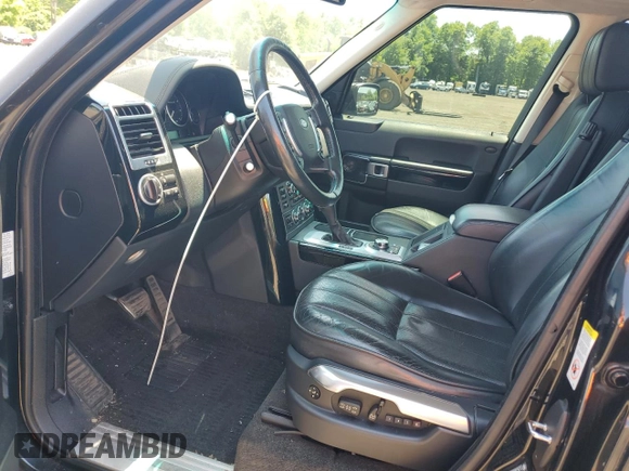 2008 Land Rover Range Rover SC with VIN SALMF13448A266950, listed as a Copart auction lot 59165305 with 172,270 mi miles and Salvage title. Bid and sale history available at DreamBid. Image 7.