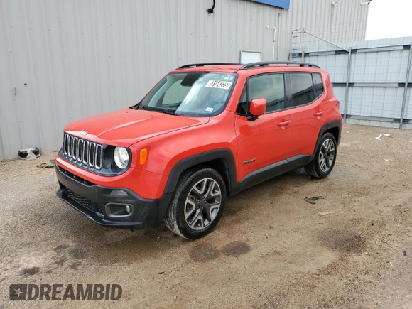 2018 Jeep Renegade Latitude z VIN ZACCJABB1JPH28856, wystawiony jako Copart lot #53164275 z przebiegiem 94 157 mil mil oraz Czysty tytuł • Clean title. Historia ofert i sprzedaży dostępna na DreamBid. Obrazek 1.