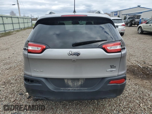 2017 Jeep Cherokee Latitude with VIN 1C4PJMCB1HW612099, listed as a Copart auction lot 52870225 with 69,442 mi miles and Salvage Title. Bid and sale history available at carsss.com. Image 6.