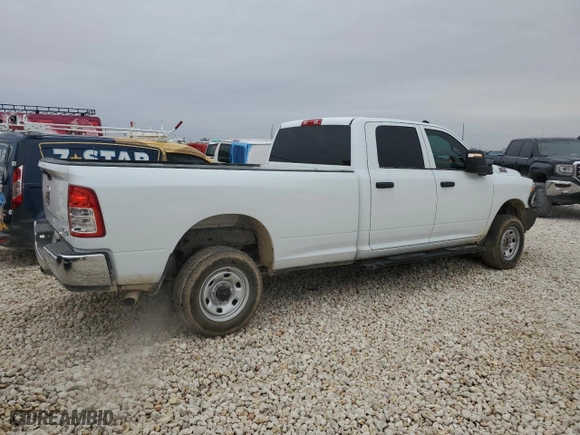 2024 Ram 2500 Tradesman with VIN 3C6UR5HJ7RG139575, listed as a Copart auction lot 81340814 with 47,430 mi miles and Salvage Title. Bid and sale history available at carsss.com. Image 3.
