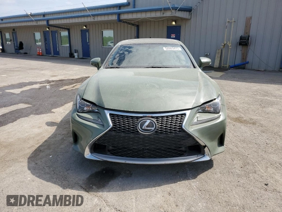 2017 Lexus RC 200t with VIN JTHHA5BC0H5005104, listed as a Copart auction lot 52865475 with Not provided miles and Salvage title. Bid and sale history available at DreamBid. Image 5.