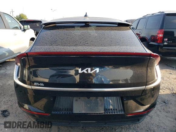 2022 Kia EV6 Wind with VIN KNDC3DLC8N5049958, listed as a Copart auction lot 74338974 with 43,235 mi miles and Salvage Title. Bid and sale history available at carsss.com. Image 6.