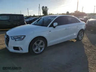 2018 Audi A3 Sedan Premium with VIN WAUAUGFF8J1051851, listed as a Copart auction lot 35794973 with 64,097 mi miles. Bid and sale history available at carsss.com. Image 1.