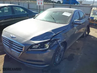 2015 Hyundai Genesis 3.8L with VIN KMHGN4JE1FU089897, listed as a IAAI auction lot 41687367 with 110,974 mi miles. Bid and sale history available at carsss.com. Image 17.