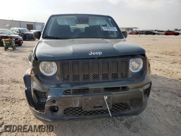 2021 Jeep Renegade Jeepster with VIN ZACNJCAB8MPM52358, listed as a Copart auction lot 51092775 with 33,041 mi miles and Salvage title. Bid and sale history available at DreamBid. Image 5.
