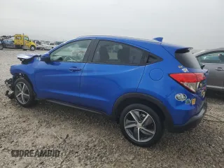 2021 Honda HR-V EX with VIN 3CZRU6H52MM744470, listed as a Copart auction lot 50653725 with 91,615 mi miles and Salvage Title. Bid and sale history available at carsss.com. Image 2.