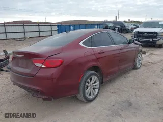 2015 Chrysler 200 Limited with VIN 1C3CCCAB1FN543251, listed as a IAAI auction lot 40594099 with 1 mi miles. Bid and sale history available at carsss.com. Image 4.