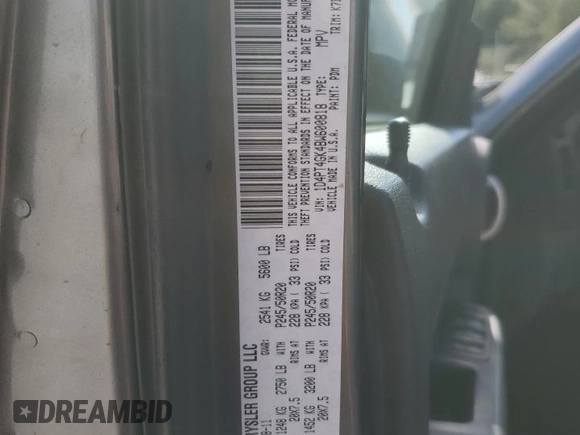 2011 Dodge Nitro Heat with VIN 1D4PT4GK4BW600818, listed as a Copart auction lot 79015894 with 124,905 mi miles and Salvage Title. Bid and sale history available at DreamBid. Image 15.
