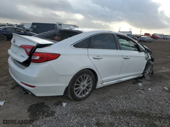 2015 Hyundai Sonata 2.4L Limited with VIN 5NPE34AF1FH194296, listed as a Copart auction lot 77887704 with 126,313 mi miles and Salvage Title. Bid and sale history available at carsss.com. Image 3.